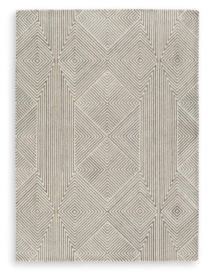 Signature Design Medium Rug 5.13 FT by 7.04 FT