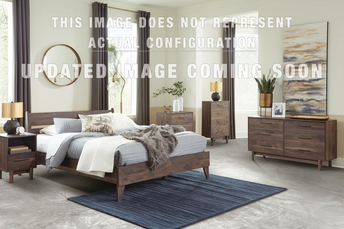 Signature Design Mocha Full Panel Platform Bed