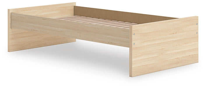 Signature Design Natural Twin Platform Bed