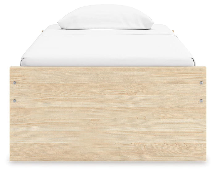 Signature Design Natural Twin Platform Bed