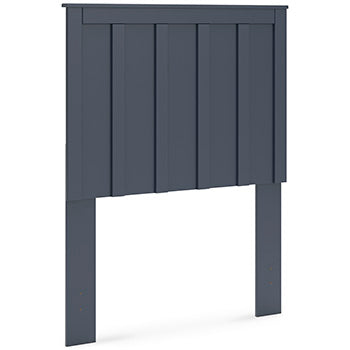 Signature Design Navy Blue Twin Panel Headboard