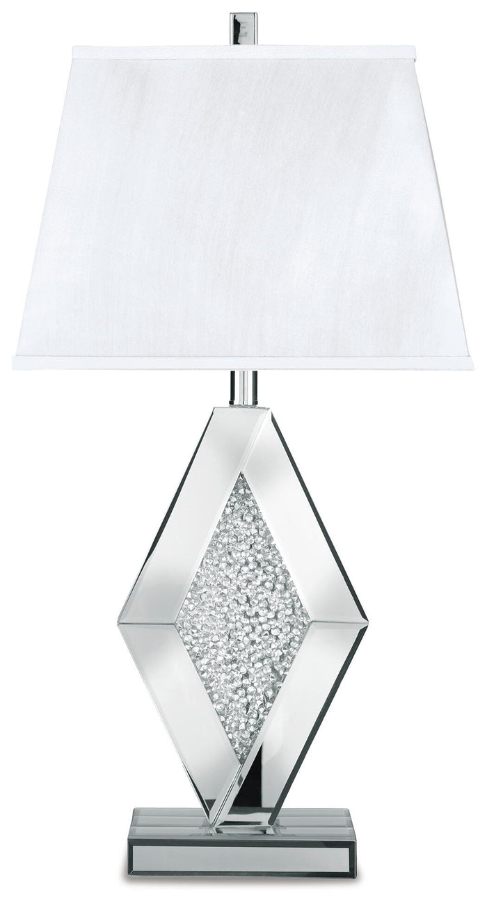 Signature Design Silver Finish Mirror Table Lamp (1/CN)