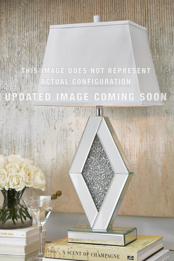 Signature Design Silver Finish Mirror Table Lamp (1/CN)