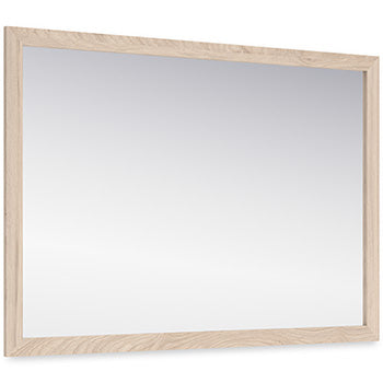 Signature Design Tan Bedroom Mirror