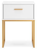 Signature Design Two-tone One Drawer Night Stand