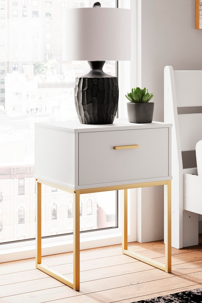Signature Design Two-tone One Drawer Night Stand