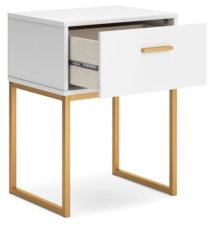 Signature Design Two-tone One Drawer Night Stand