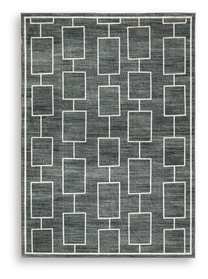 Signature Design Washable Medium Rug 4.96 FT by 6.96 FT