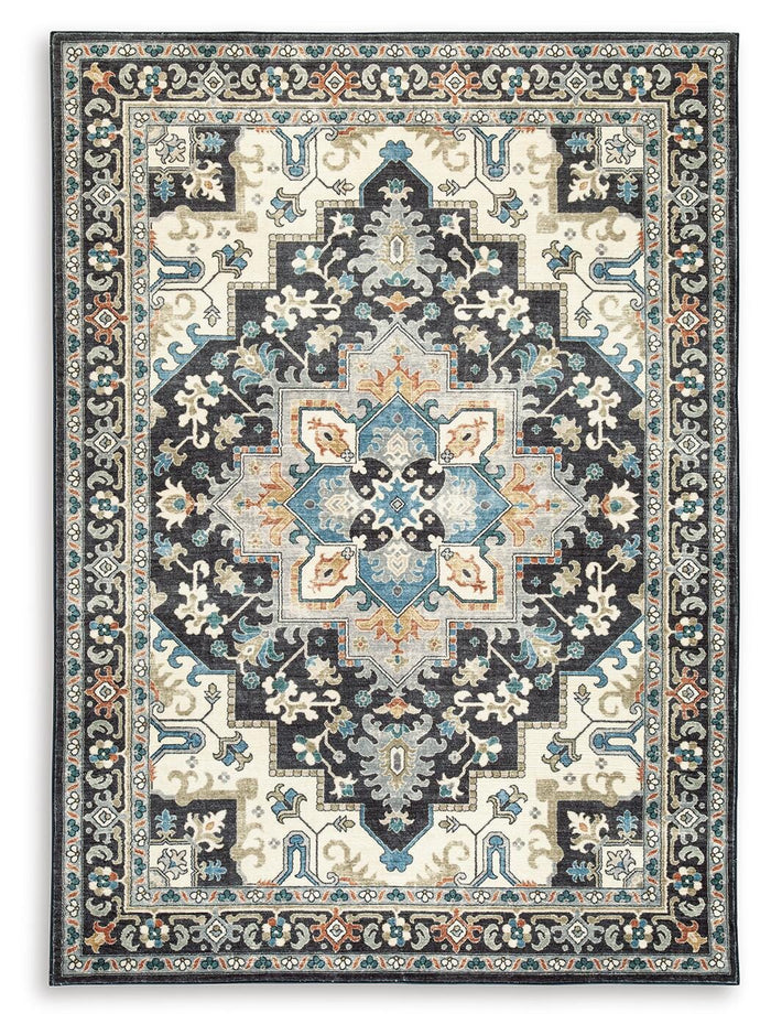 Signature Design Washable Medium Rug 5.04 FT by 7.08 FT
