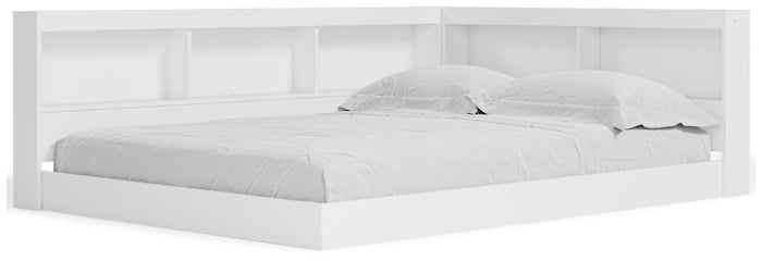 Signature Design White Full Bookcase Storage Bed