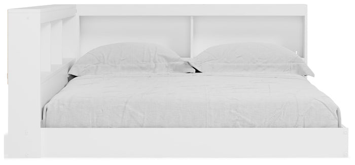 Signature Design White Full Bookcase Storage Bed