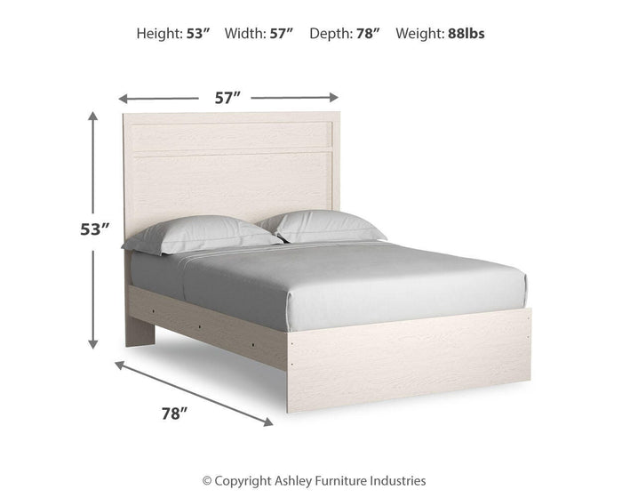 Signature Design White Full Panel Bed