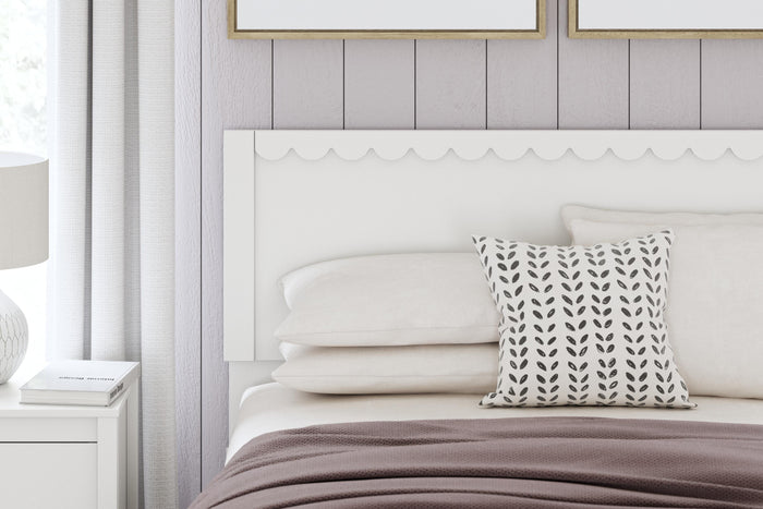 Signature Design White Full Panel Headboard