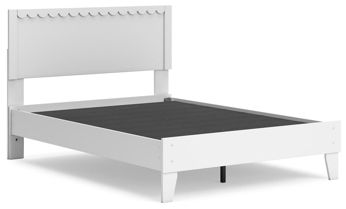 Signature Design White Full Panel Platform Bed