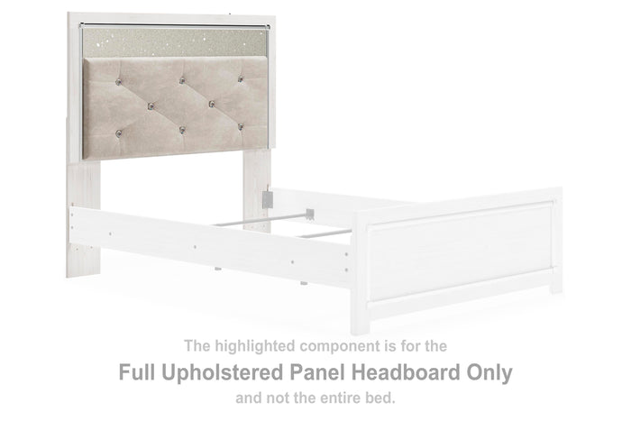 Signature Design White Full UPH Panel Headboard