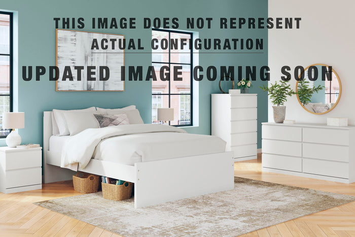 Signature Design White King Panel Headboard