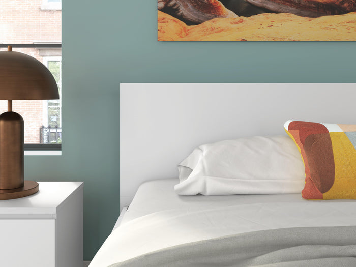 Signature Design White King Panel Headboard