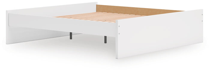 Signature Design White King Platform Bed