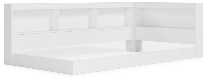 Signature Design White Twin Bookcase Storage Bed