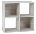 Signature Design Whitewash Four Cube Organizer