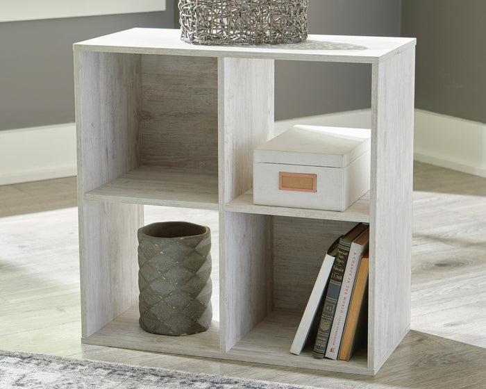 Signature Design Whitewash Four Cube Organizer