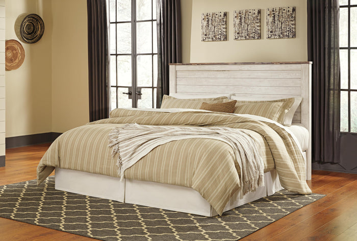 Signature Design Whitewash King/Cal King Panel Headboard
