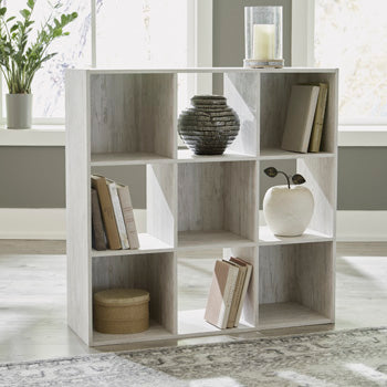 Signature Design Whitewash Nine Cube Organizer