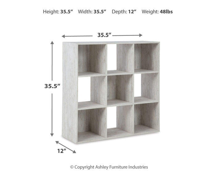 Signature Design Whitewash Nine Cube Organizer