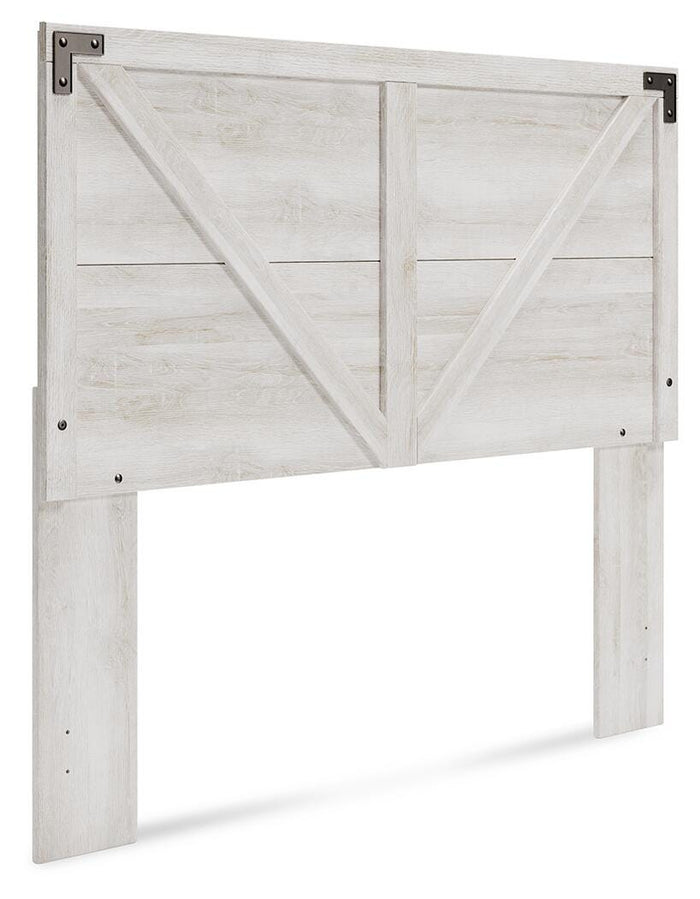 Signature Design Whitewash Queen Crossbuck Panel HDBD