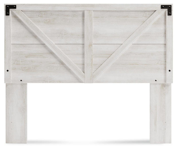 Signature Design Whitewash Queen Crossbuck Panel HDBD