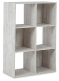 Signature Design Whitewash Six Cube Organizer