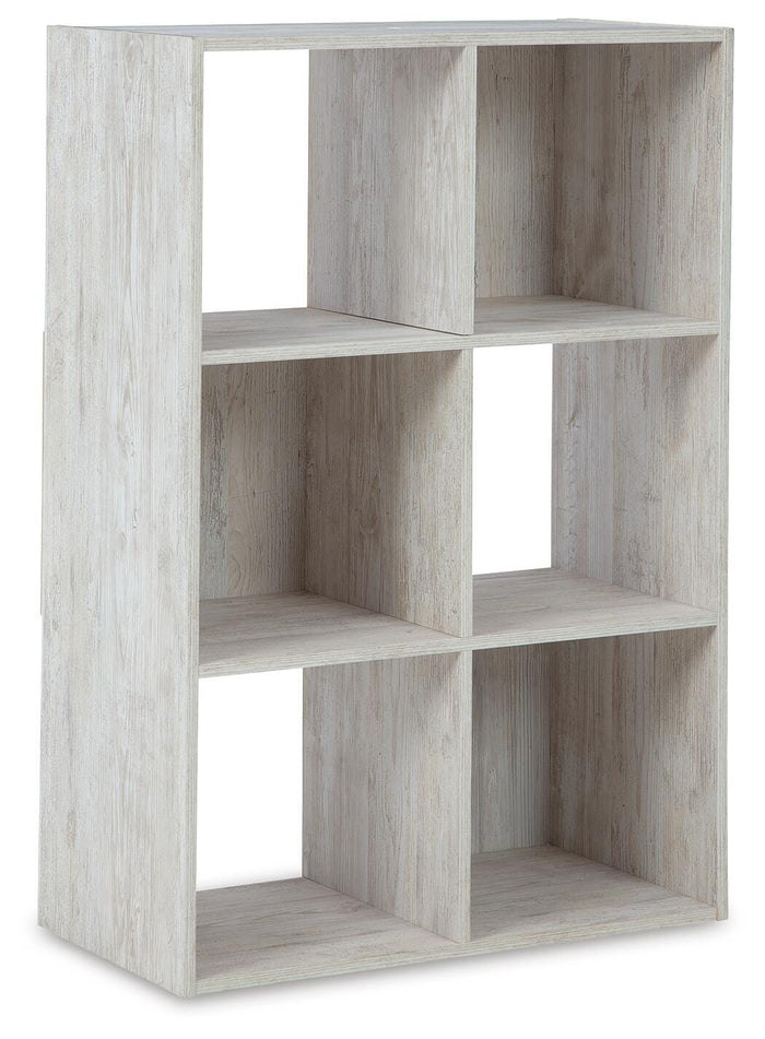Signature Design Whitewash Six Cube Organizer