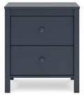 Simmenfort Navy Blue Two Drawer Night Stand - Brand New