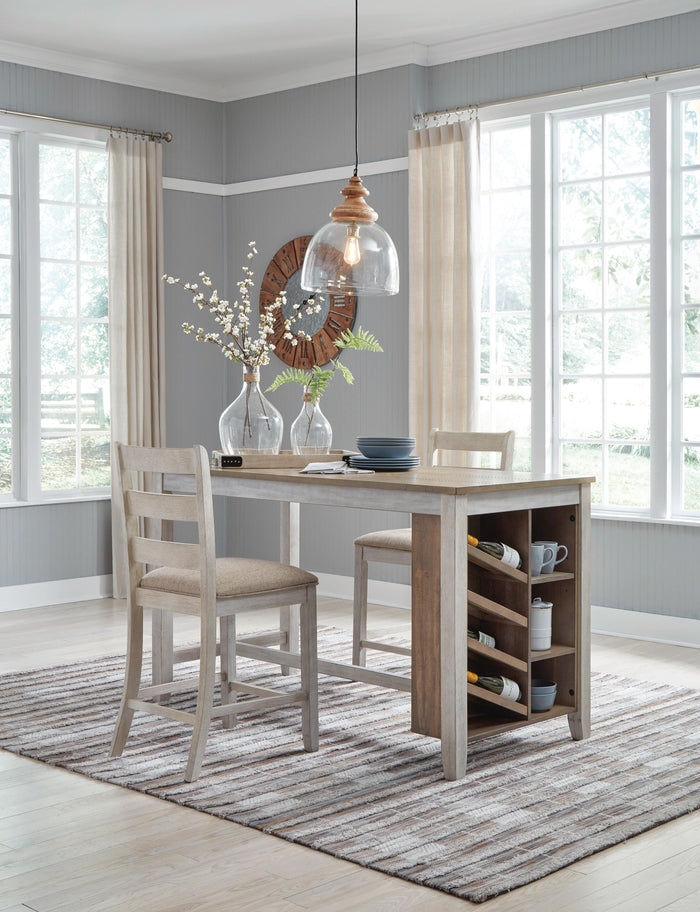 Skempton White/Light Brown Dining UPH Side Chair (Priced Per Item, Must Order 2, 4, 6, or 8) - Brand New