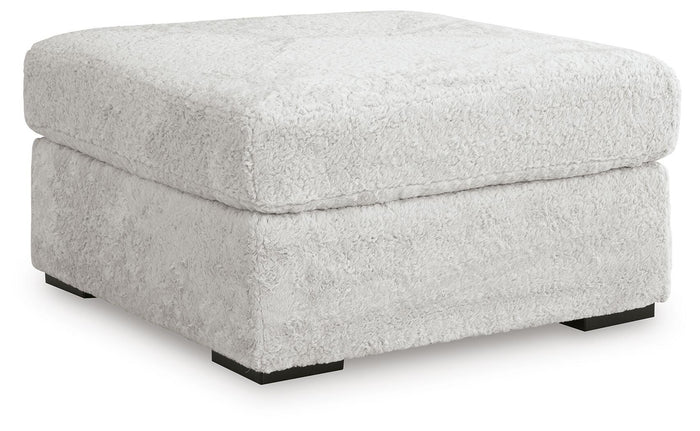 Snodoodle Arctic Oversized Accent Ottoman - Brand New