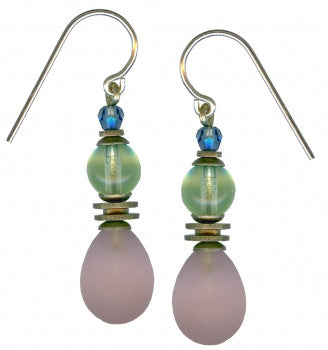 Owen Glass Collection Snowmen 3 earrings featuring charming snowman designs with winter-themed details.