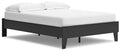 Socalle Black Full Platform Bed - Brand New
