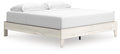 Socalle Light Natural King Platform Bed - Brand New