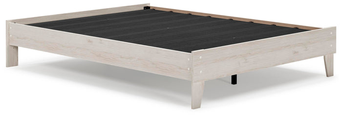 Socalle Light Natural Queen Platform Bed - Brand New