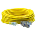 Southwire 12/3 Heavy-Duty 15-Amp SJTW General Purpose 3-Outlet Extension Cord with Lighted End