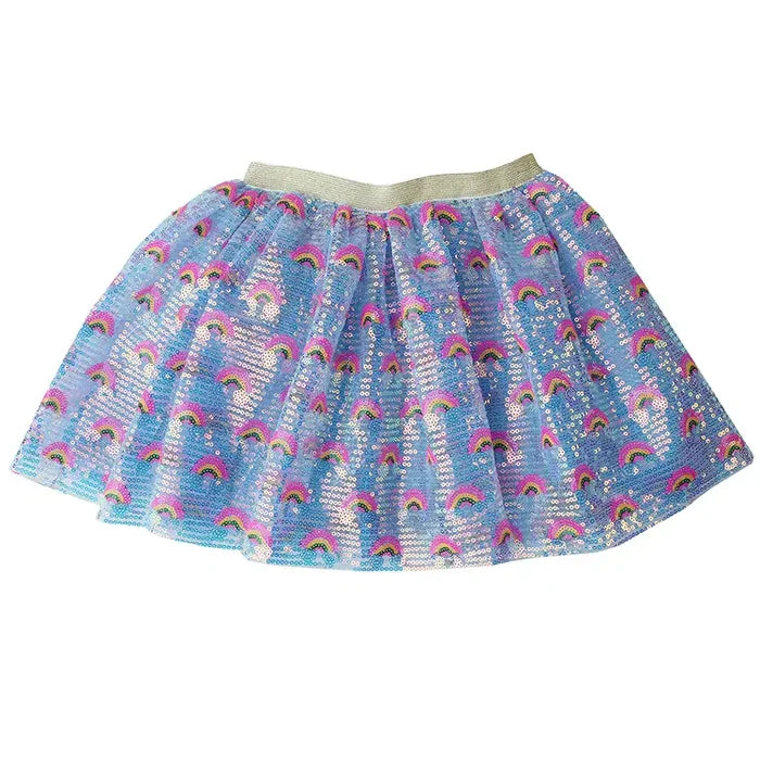 SPARKLE RAINBOW TUTU - BLUE RAINBOW