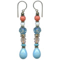Owen Glass Collection Splash 5 earrings featuring colorful glass splash design with modern, artistic style.