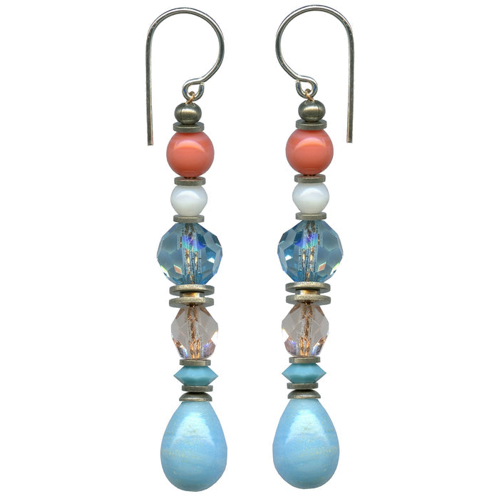 Owen Glass Collection Splash 5 earrings featuring colorful glass splash design with modern, artistic style.
