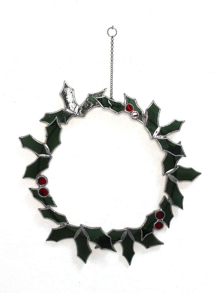 stained glass wreath (large)