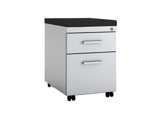 Steelcase - TS Series Mobile File Cabinet with Cushion - Platinum Metallic - Brand New - Open Box