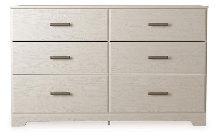 Stelsie White Six Drawer Dresser - Brand New