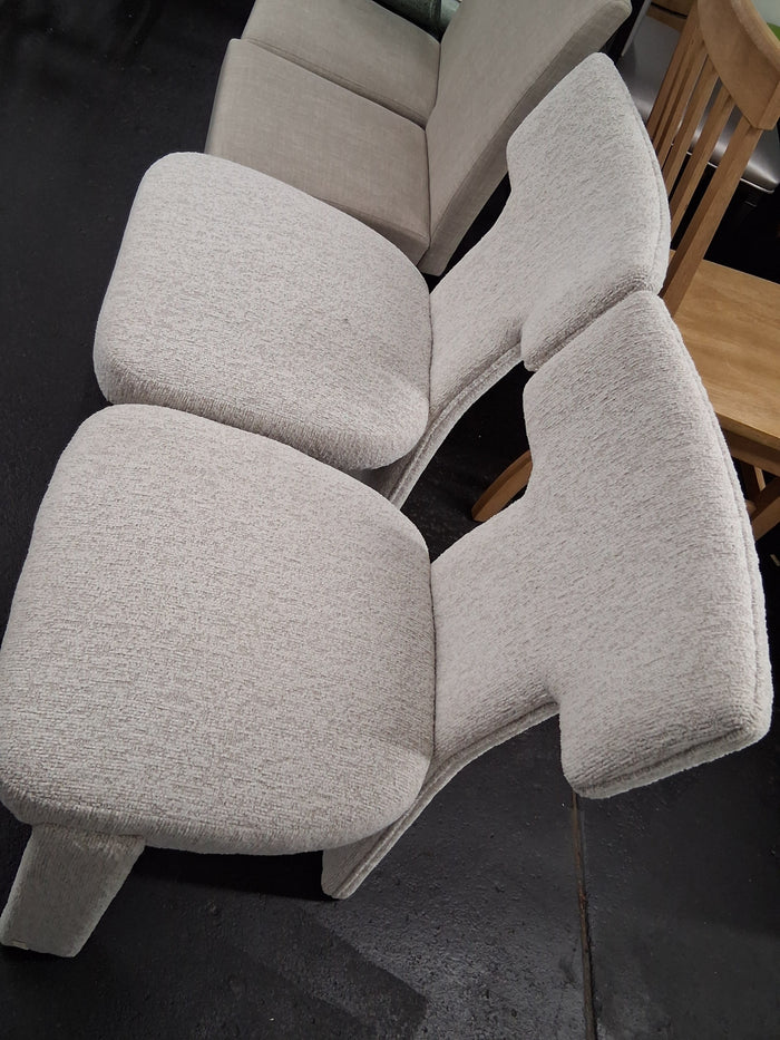 Streamdale Furniture Streamdale Chenille Dining Chairs (Set of 2) Beige