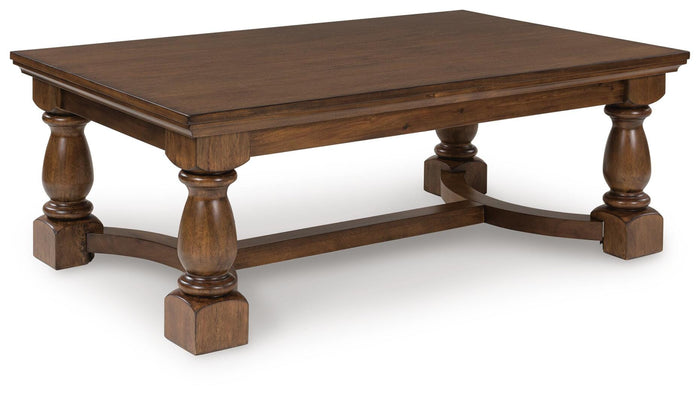 Sturlayne Brown Rectangular Cocktail Table - Brand New