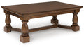 Sturlayne Brown Rectangular Cocktail Table - Brand New