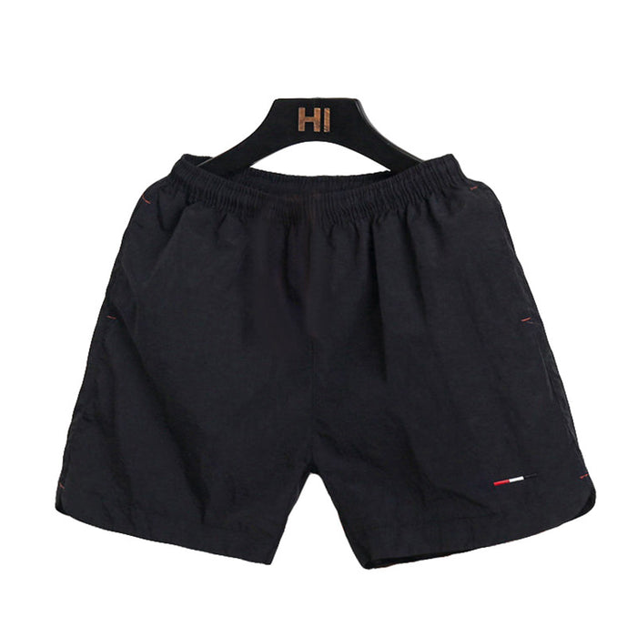 Summer beach ice silk quick drying fitness exercise three part pants